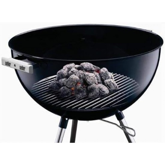 Grilaj sustinere carbuni, lemne, din inox, 27 cm
