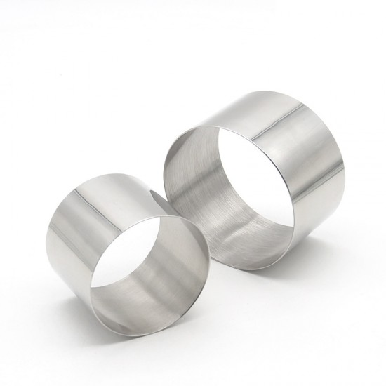 inel/Forma rotunda mousse inox 6.8 x H3.5 cm inel/Forma rotunda mousse inox 6.8 x H3.5 cm