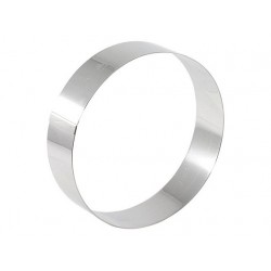 Rama, forma inox rotunda 32xH4 cm