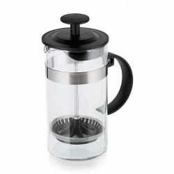 Infuzor din sticla pentru ceai si cafea, filtru din otel inoxidabil 350 ml