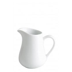 Latiera/Cana lapte, portelan alb, 25 ml, 5,5X5,5 CM.