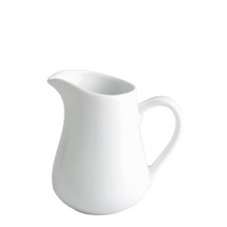 Latiera/Cana lapte, portelan alb, 75 ml, 7,5X7,5 CM.
