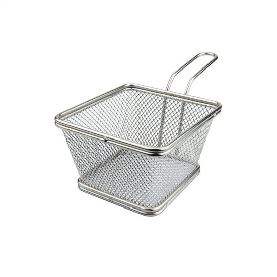 Mini cos patrat pentru servire 10x10x7 cm Mini cos patrat pentru servire 10x10x7 cm