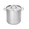 Oală cu capac, inox, profesională, 100 litri, 50xH50 cm