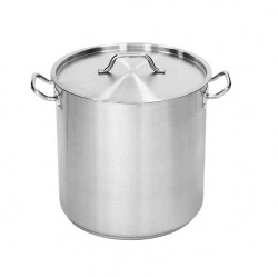 Oală cu capac, inox, profesională, 100 litri, 50xH50 cm