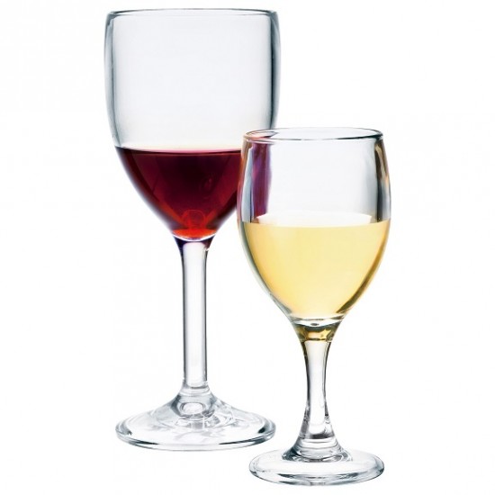Pahar policarbonat cu picior apa/vin alb 140 ml Pahar policarbonat cu picior apa/vin alb 140 ml