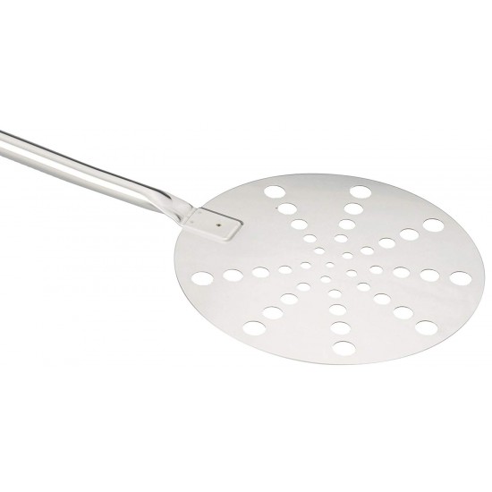 Paleta pizza inox perforata 30x190 cm Paleta pizza inox perforata 30x190 cm