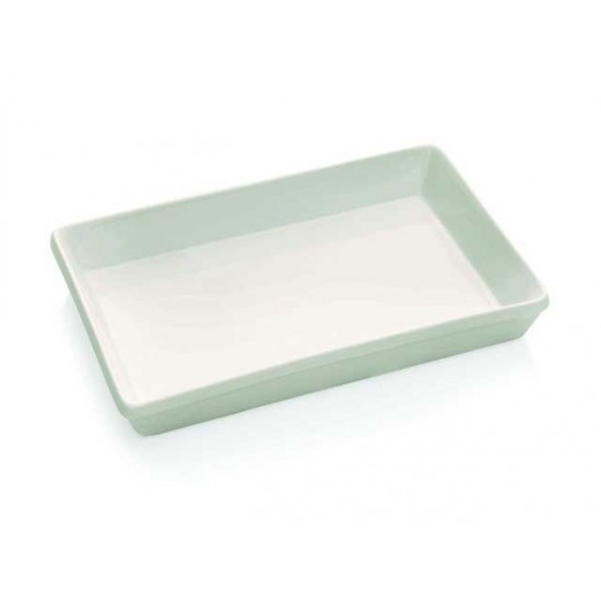 Platou dreptunghiulara din portelan pentru cuptor 28.5x19x3.5 cm