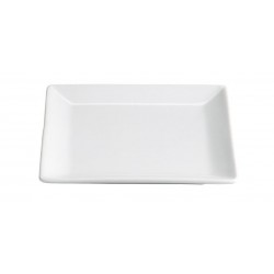 Platou farfurie portelan servire meniu bufet, 16X16X1,5 cm, Ming, Viejo Valle