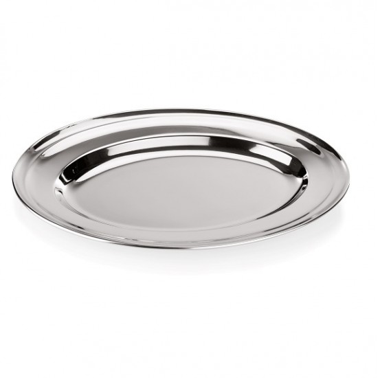 Platou inox prezentare, servire bufet 29x21 cm