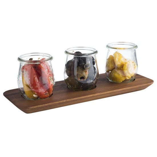 Platou lemn servire, 31 x 11 x 2 cm