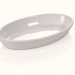 Platou oval din portelan pentru cuptor 44x27.5x5.5 cm