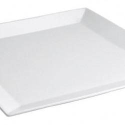 Plate plain 27x27x2,5 cm ming
