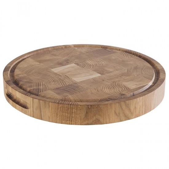Platou prezentare lemn Ø 33XH4,5 cm