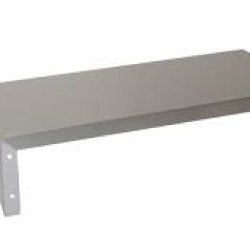 Polita inox de perete simpla 1100x350x130 mm, 0.8 mm, Economic, AISI 430