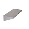 Polita inox de perete simpla 1100x350x130 mm, 0.8 mm, Economic, AISI 430
