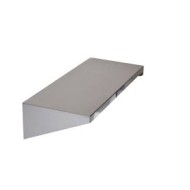 Poliță inox de perete simplă 1000x350x130 mm, 0.8 mm, Economic, AISI 430