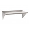 Poliță inox de perete simplă 1600x400x170 mm