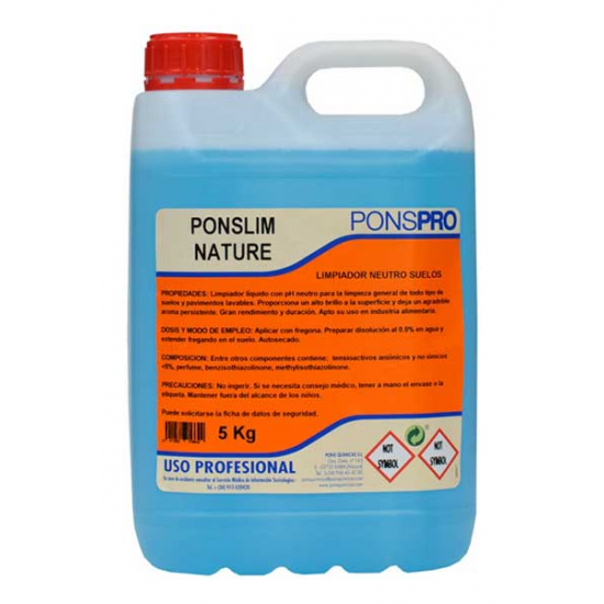 Detergent pardoseli Asevi Ponslim Nature 5l