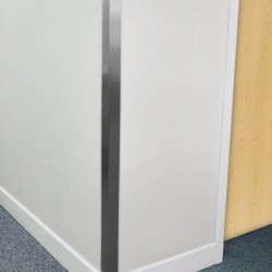 Corner protection profiles L shape, stainless steel, 50x50x2000 mm