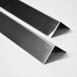 Corner protection profiles L shape, stainless steel, 50x50x2000 mm