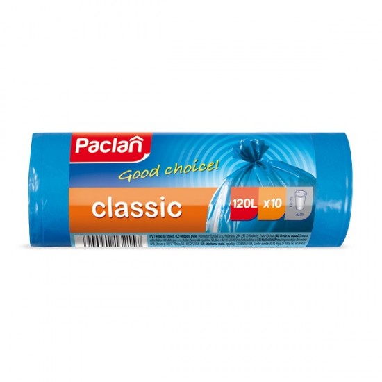 Paclan saci clasic 120litri 10buc