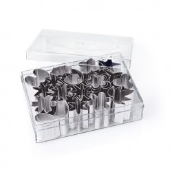 Set 20 forme inox decupare aluat patiserie