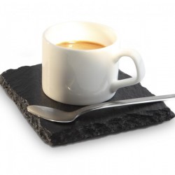 Set 4 buc, ardezie naturală, 10 x 10 cm