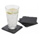 Set 4 buc, ardezie naturală, 10 x 10 cm Set 4 buc, ardezie naturală, 10 x 10 cm