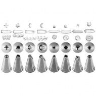 Set 8 duiuri, din inox, ornare diferite forme