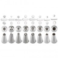 Set 8 duiuri, din inox, ornare diferite forme