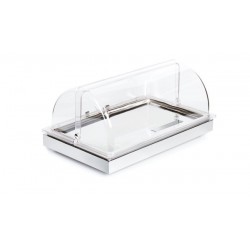 Set bufet inox/lemn, Alb, rolltop, GN 1/1, 53x32,5x8,5 cm, APS