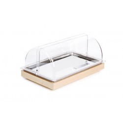 Set bufet inox/lemn, Artar, GN 1/1, 53x32,5x8,5 cm, APS