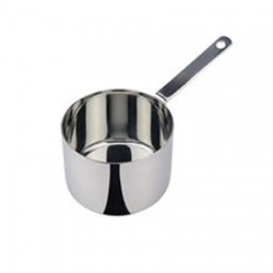 Sosiera tip ibric inox pentru servire Ø cm 7 - h 4,5 cm