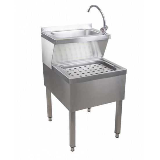 Spălător mâini, combinat, inox,tip evier profesional 50x60xH85 cm Spălător mâini, combinat, inox,tip evier profesional 50x60xH85 cm