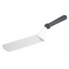Spatulă inox, curbată, plină, 24x7.5-37.5 cm