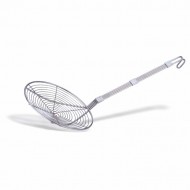 Spumieră inox, fire circulare, păianjen, 15x49.5 cm 