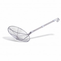 Spumieră inox, fire circulare, păianjen, 18x52.5 cm