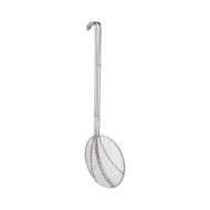 Spumieră inox, cu plasă, 24x57 cm