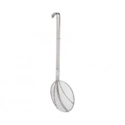 Spumieră inox, cu plasă, 24x57 cm