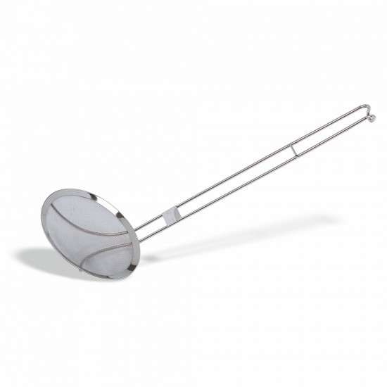 Spumieră inox, plasă fină, 20x61 cm