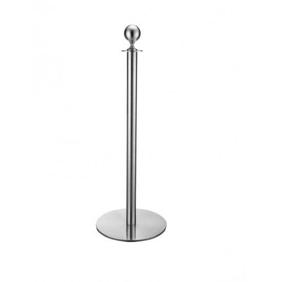 Stalp delimitare, cordon, din inox, 95 cm