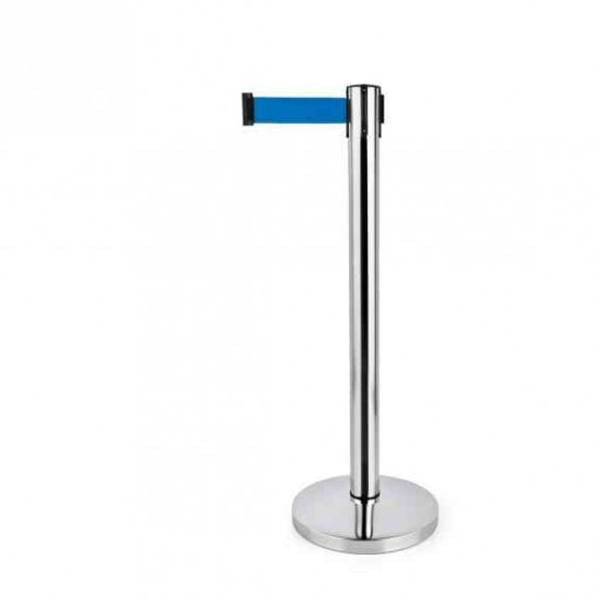 Stalp delimitare inox, cu banda retractabila, 200 cm, Lightflex Stalp delimitare inox, cu banda retractabila, 200 cm, Lightflex