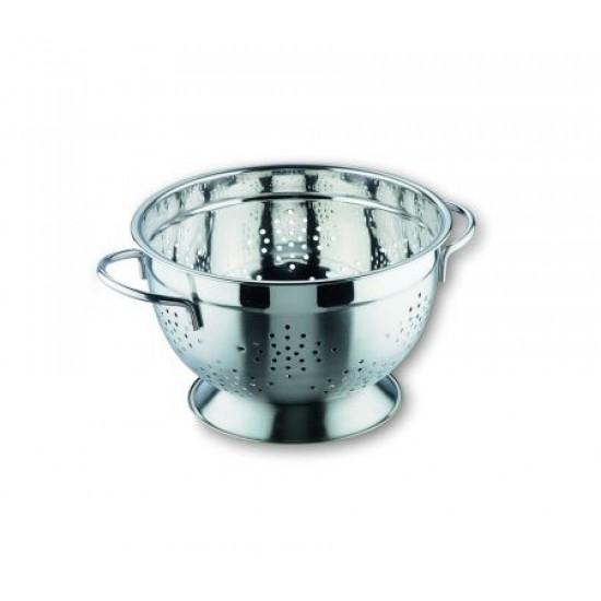 Strecurătoare inox, perforată, cu mânere, 25xH17 cm, Lacor Strecurătoare inox, perforată, cu mânere, 25xH17 cm, Lacor
