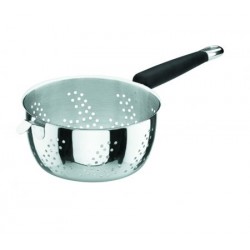 Strecurătoare inox perforată cu coadă, 29xH19 cm