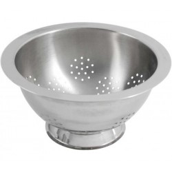 Strecurătoare inox, perforată, 22.5 cm