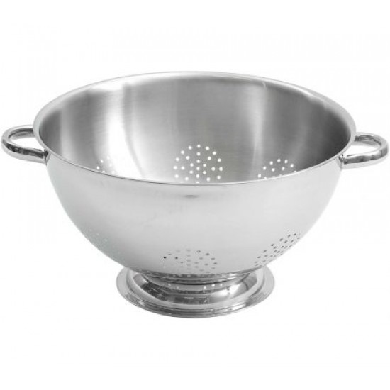 Strecurătoare inox, perforată, cu mânere laterale, 36xH22 cm Strecurătoare inox, perforată, cu mânere laterale, 36xH22 cm