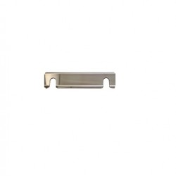 Wall rack, pizza peel/brushes, stainless steel, 2 positions