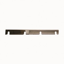 Wall rack, pizza peel/brushes, stainless steel, 4 positions