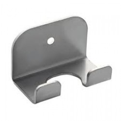 Wall rack, pizza peel/brushes, stainless steel, one position